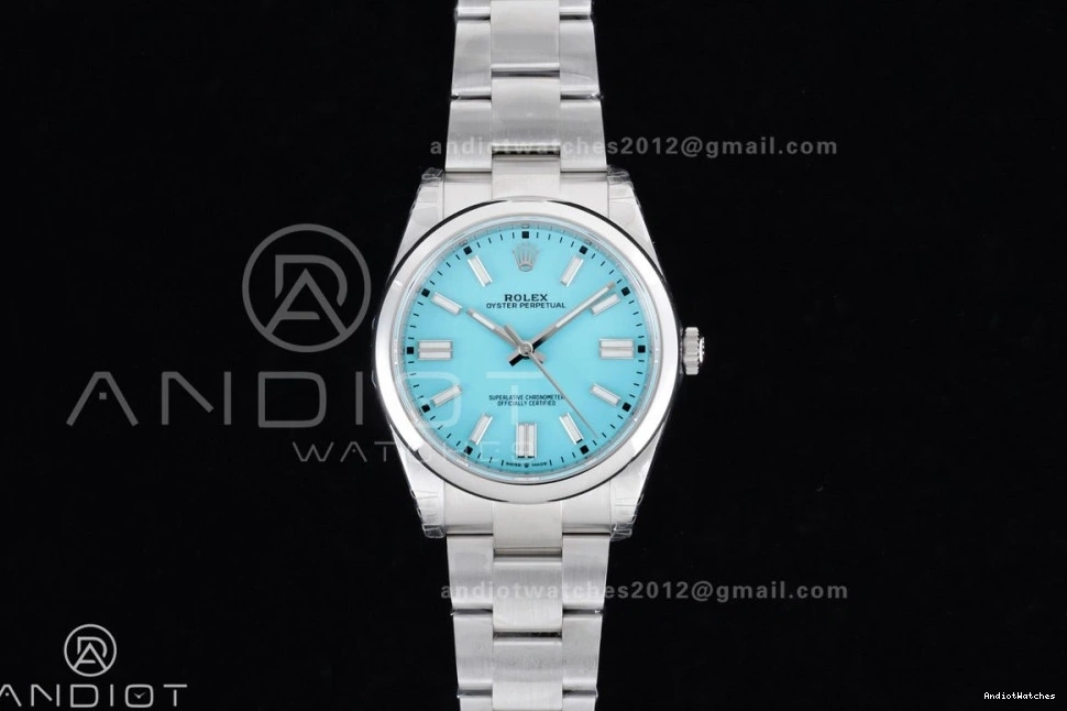 Supportive 1:1 124300 DD3230 V Tiffany Steel Dial Perpetual 41mm VSF 904L Oyster 947 Edition Best Blue 0523